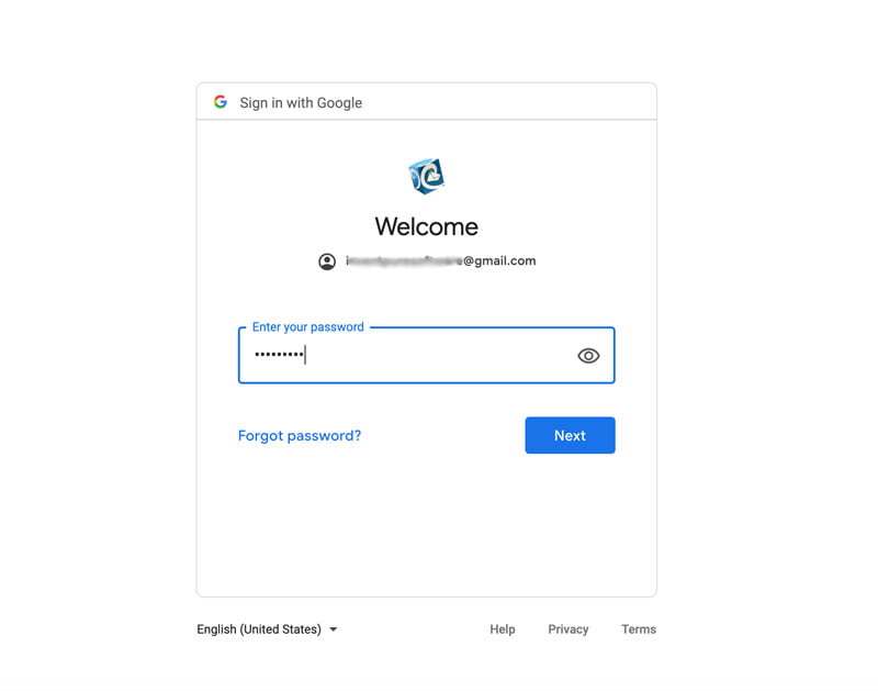 Authenticate Gsuite Account 